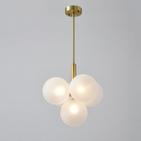 Ribbed Glass Bubble Chandelier – detail 29