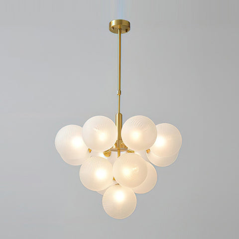 Ribbed Glass Bubble Chandelier – detail 32
