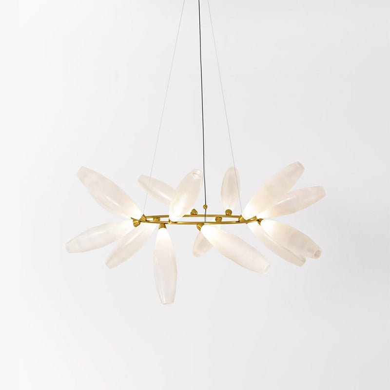 Rice Grain Glass Chandelier