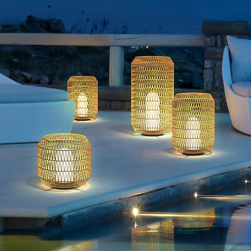 Rivelle Rattan Outdoor Lamp