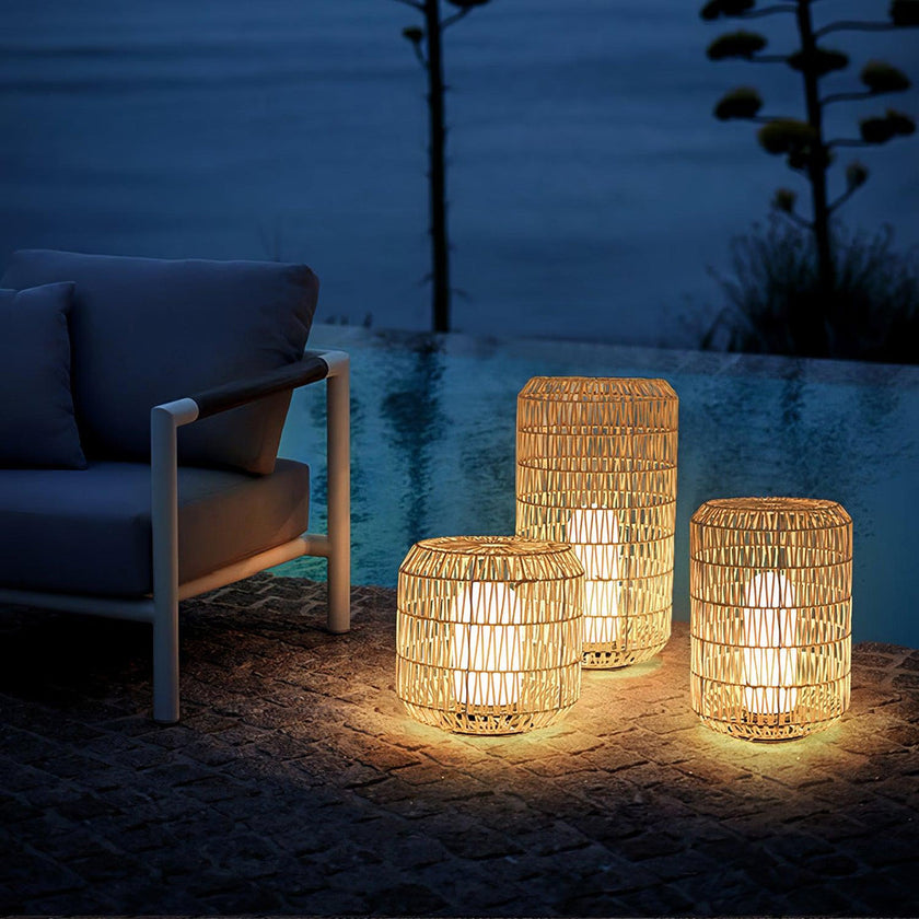 Rivelle Rattan Outdoor Lamp