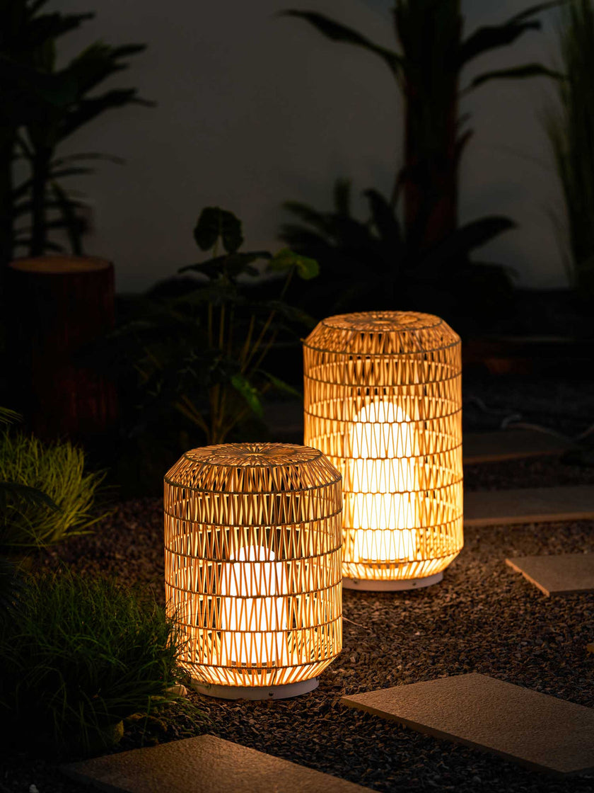Rivelle Rattan Outdoor Lamp