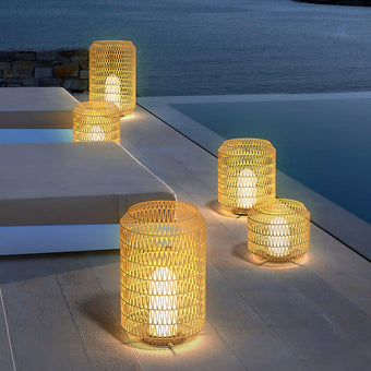 Rivelle Rattan Outdoor Lamp