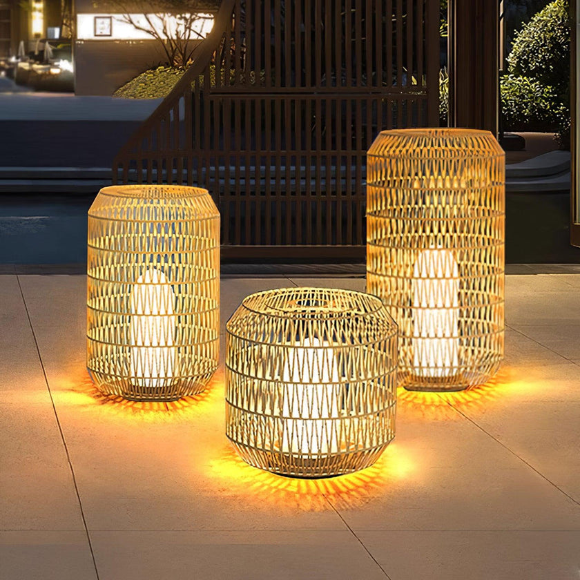 Rivelle Rattan Outdoor Lamp