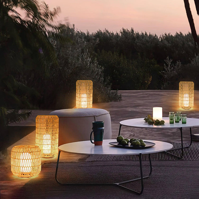 Rivelle Rattan Outdoor Lamp