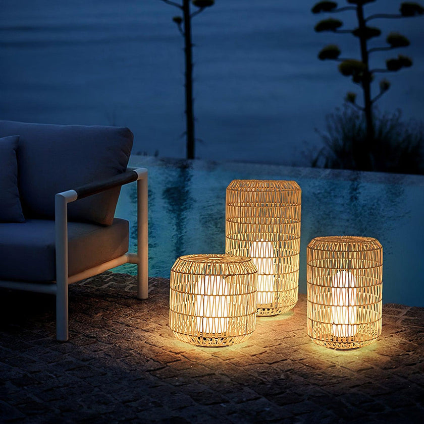 Rivelle Rattan Outdoor Lamp