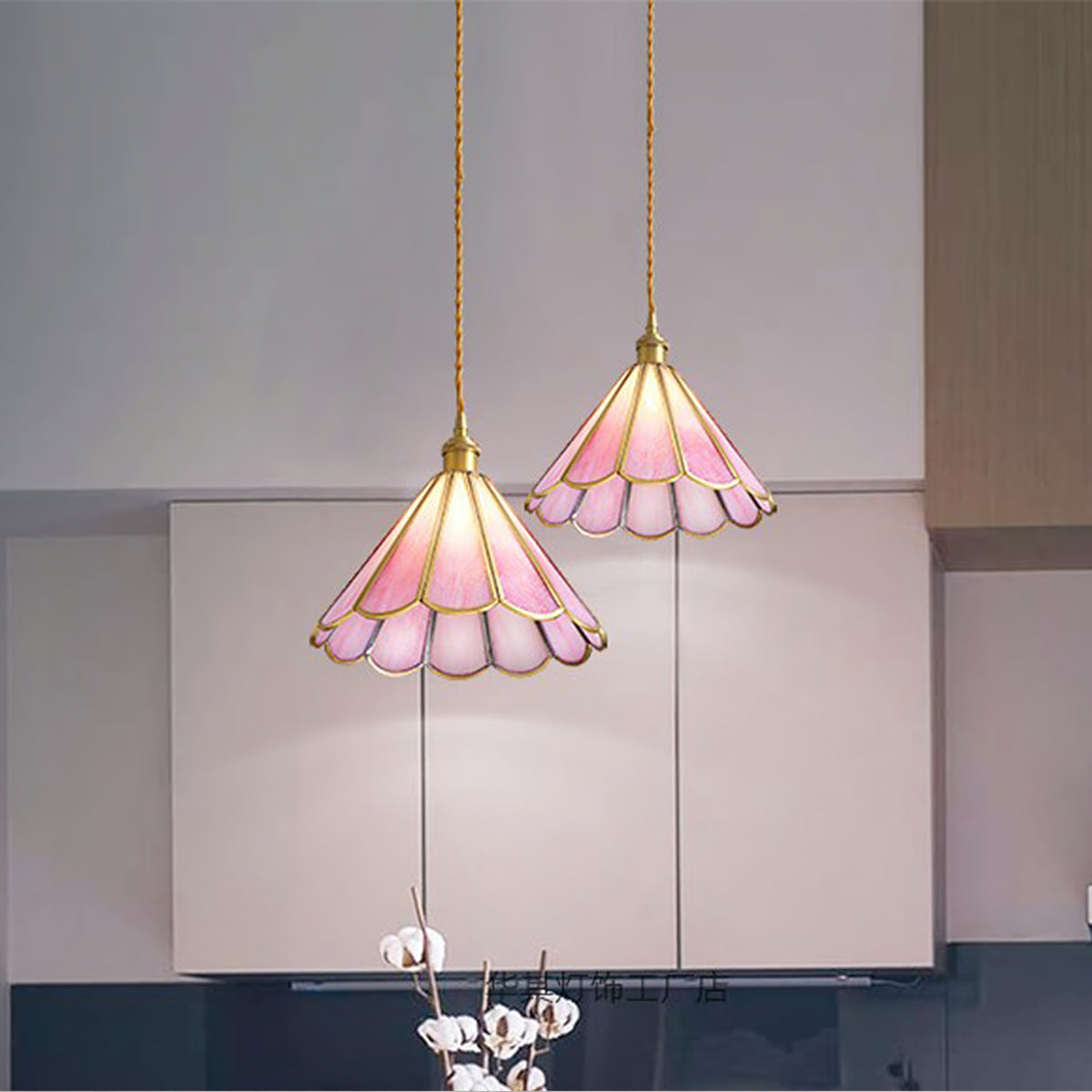 Romantic Luxury Glass Pendant Lamp – detail 2