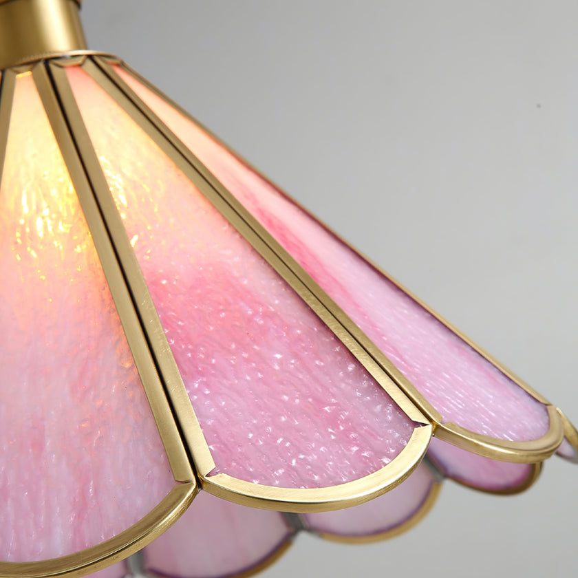 مصباح قلادة زجاجي فاخر رومانسي