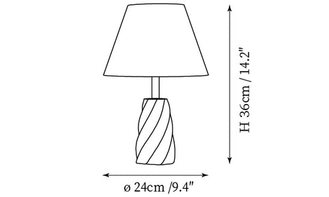 Lampadaire Romeo — Plans de dimensions 1