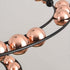 Rose Gold Bead Chandelier