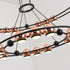 Rose Gold Bead Chandelier