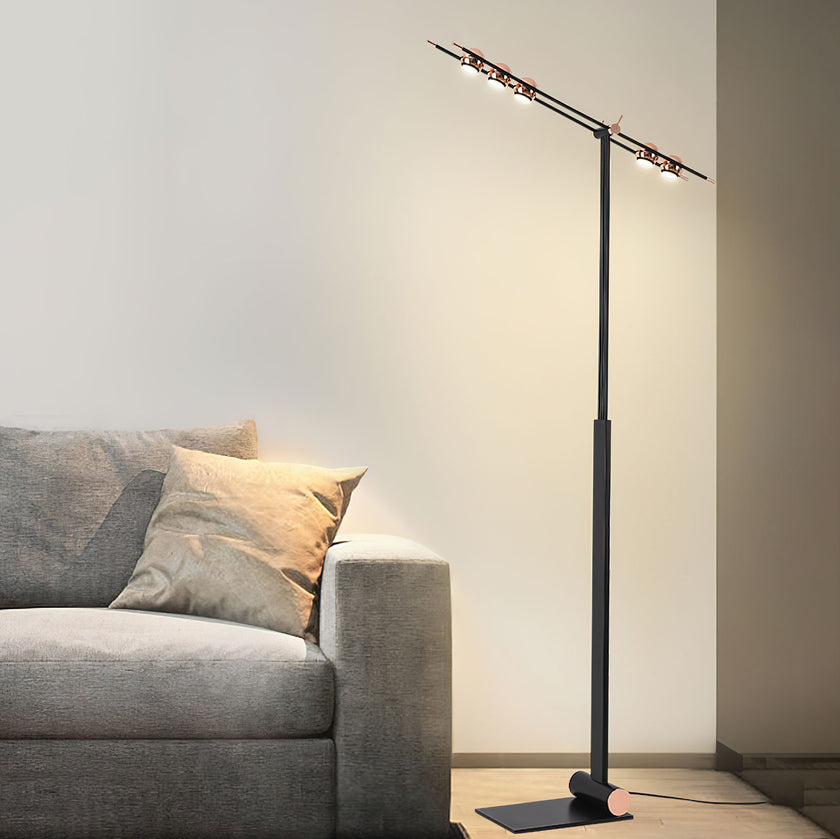 Rose Gold Bead Floor Lamp