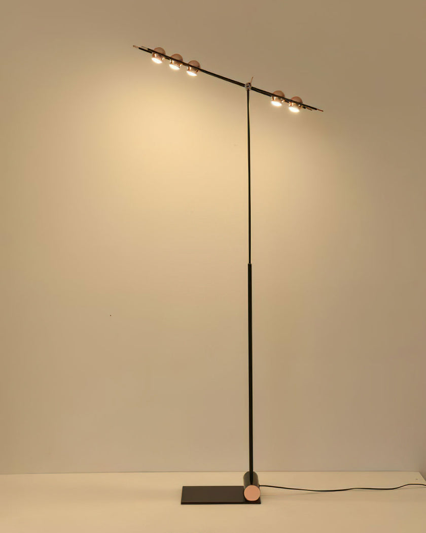 Rose Gold Bead Floor Lamp