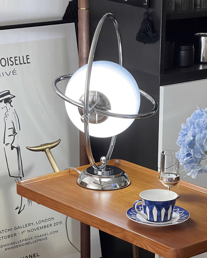 Rotating Planet Table Lamp