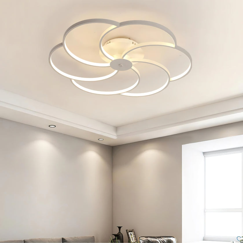 Round Flower LED Ceiling Light