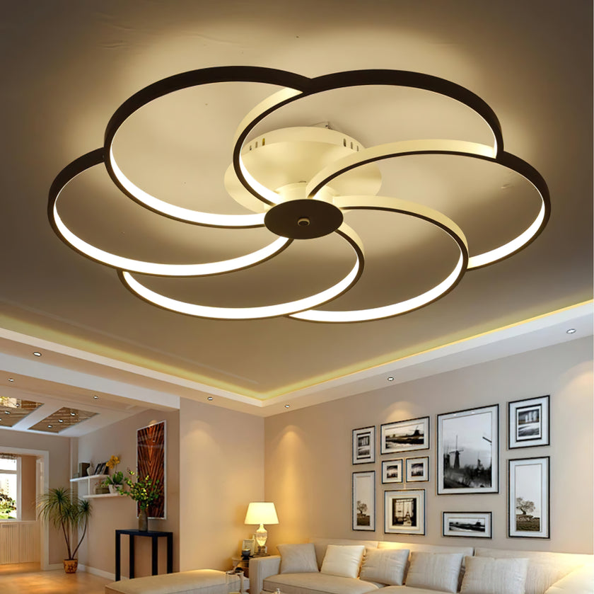 Round Flower LED Ceiling Light