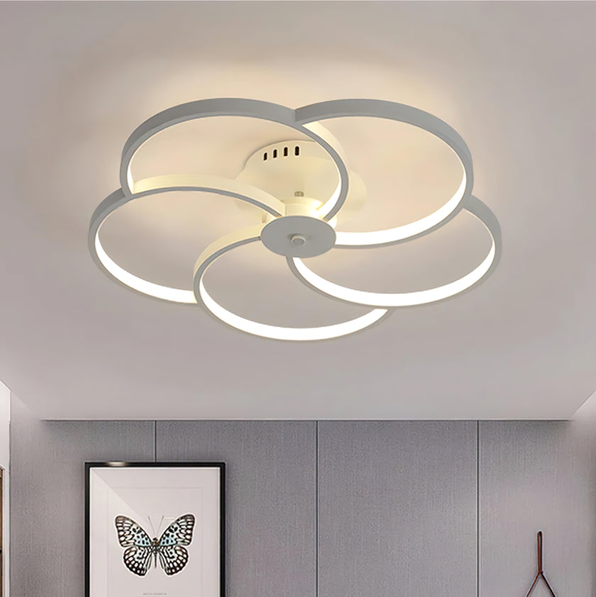 Round Flower LED Ceiling Light