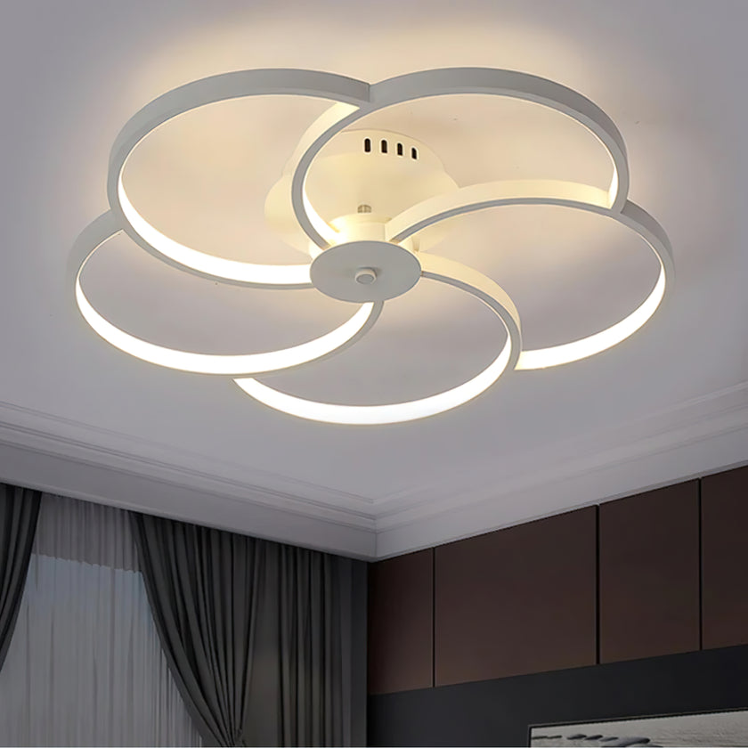 Round Flower LED Ceiling Light