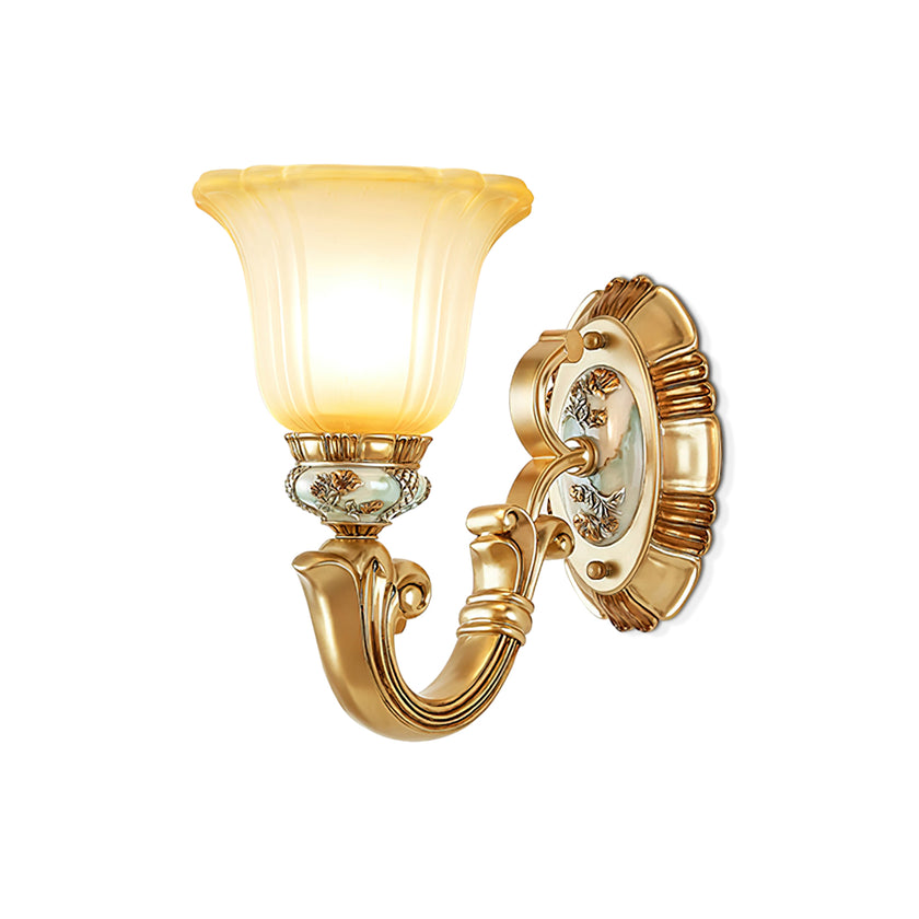 Royal Big Horn Wall Lamp