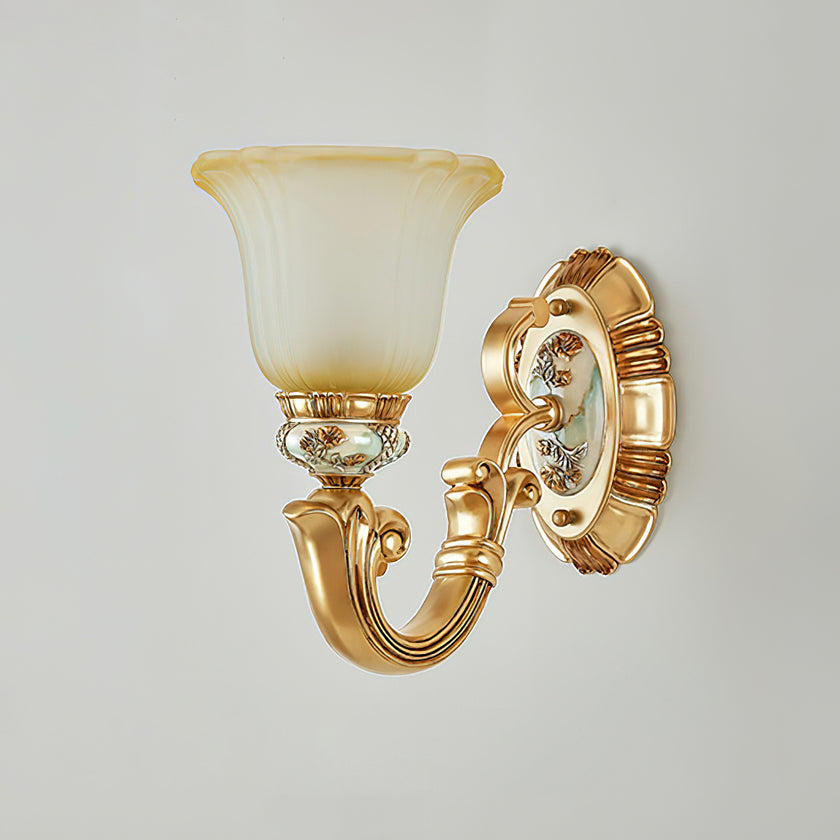 Royal Big Horn Wall Lamp