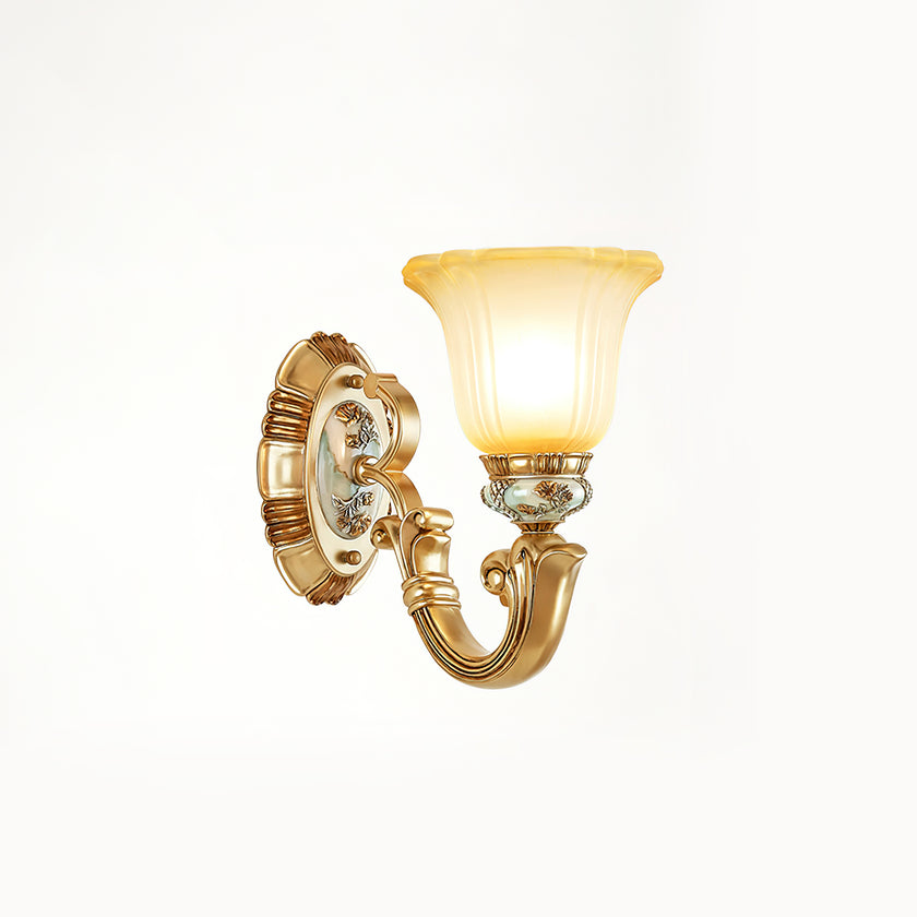 Royal Big Horn Wall Lamp