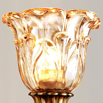Königliche Kristallblumen-Wandlampe