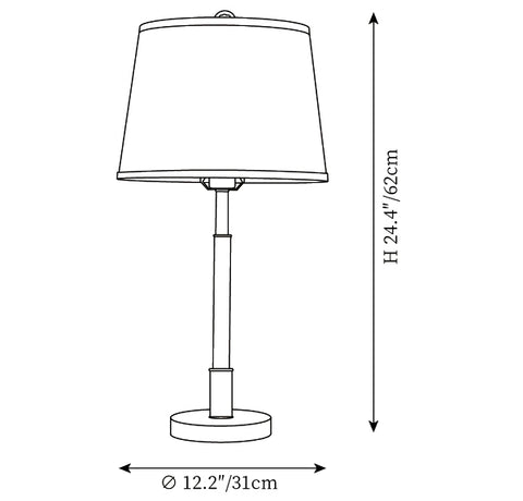 Sante Tafellamp — Dimensioentekeningen 2