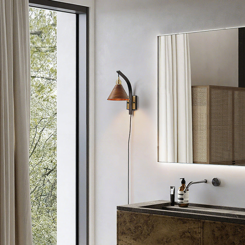 Santino Plug In Wall Lamp