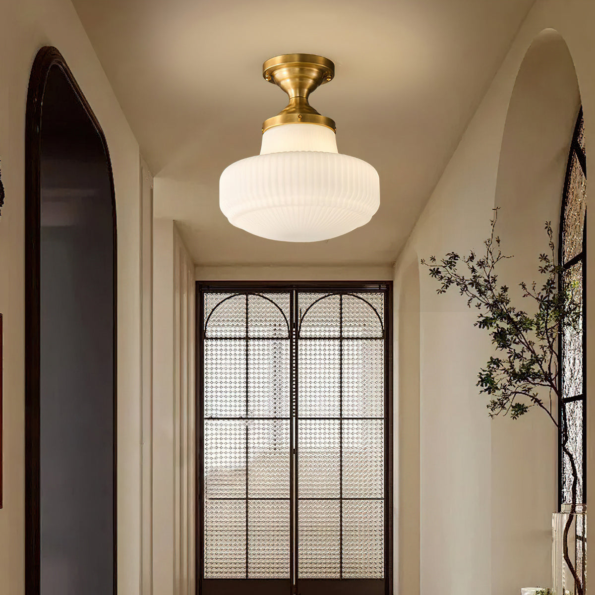 Schoolhouse Ceiling Light – detail 2