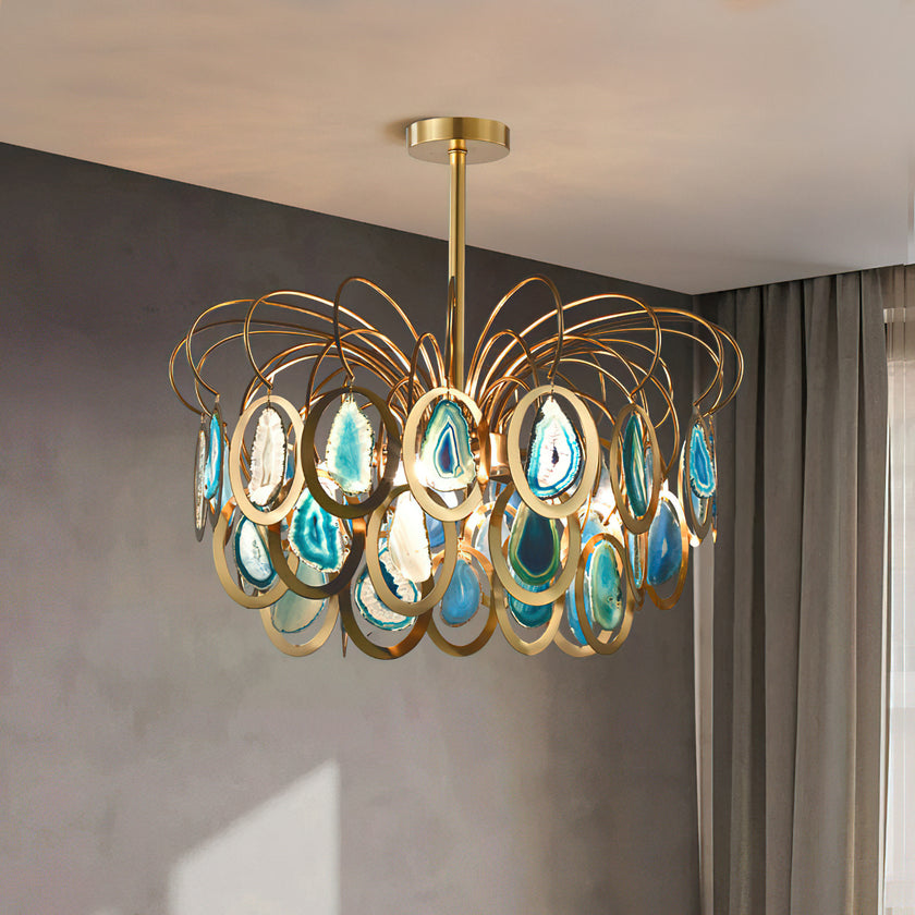 Sedona Agate Chandelier