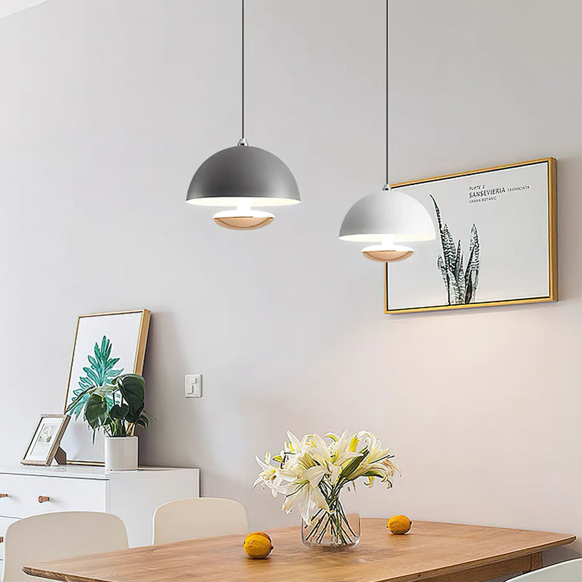 Semi-Circular Bud Pendant Light