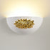 Semicircular Carved Wall Lamp