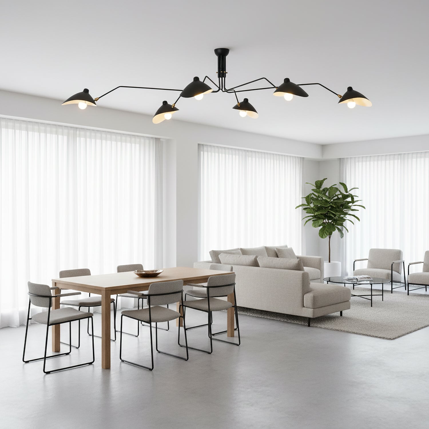 Serge Mouille Ceiling Light A – Mooijane