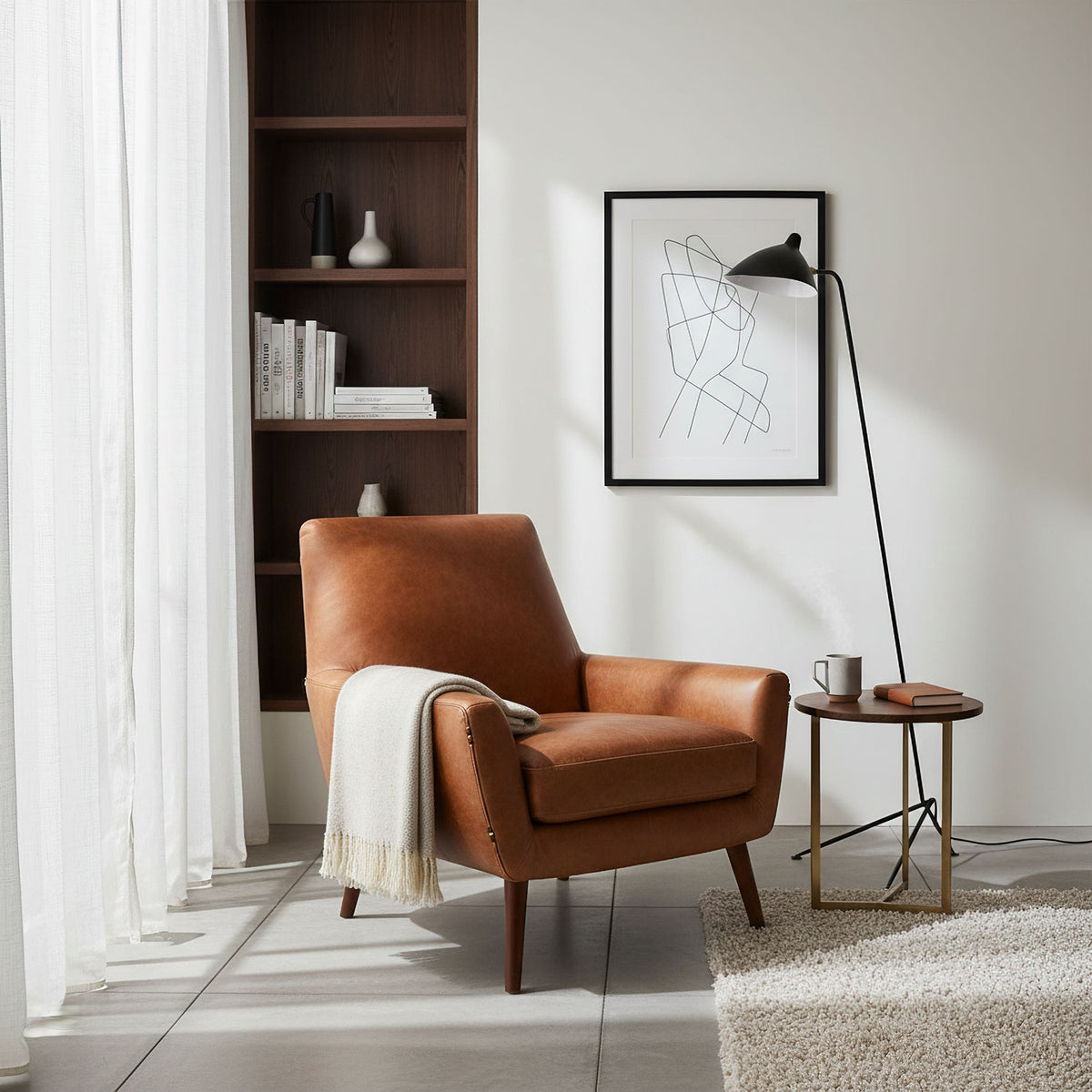 Serge Mouille Floor Lamp – detail 2