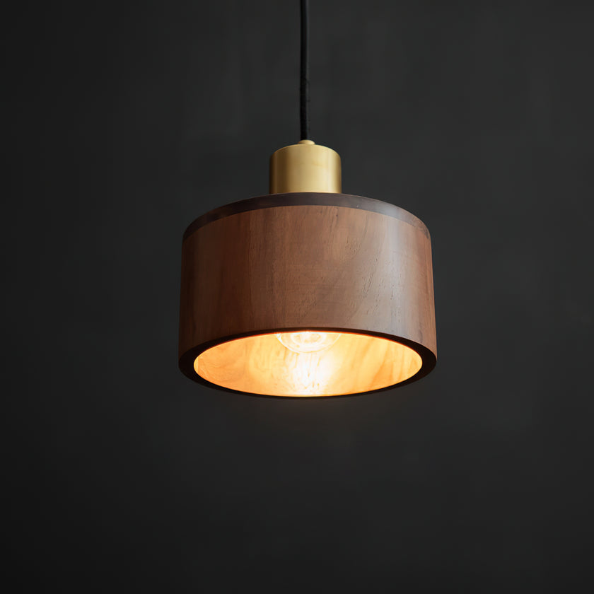 Shinki Walnut Pendant Light