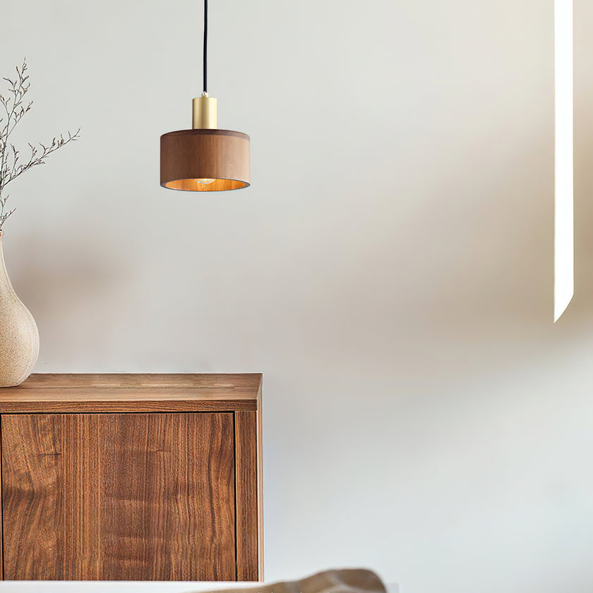 Shinki Walnut Pendant Light