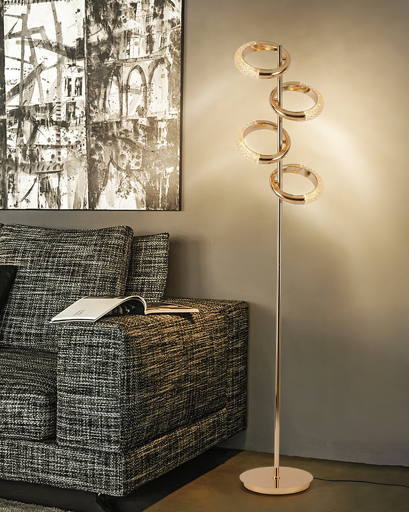 Shiny Earrings Floor Lamp