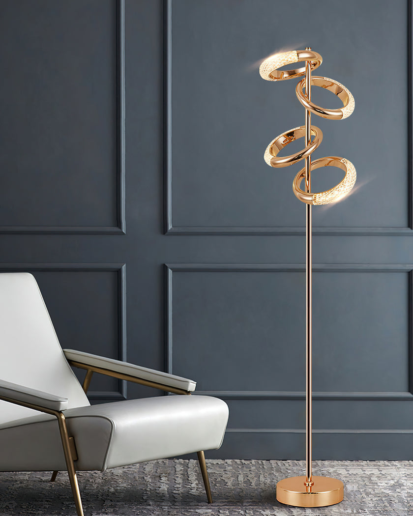 Shiny Earrings Floor Lamp