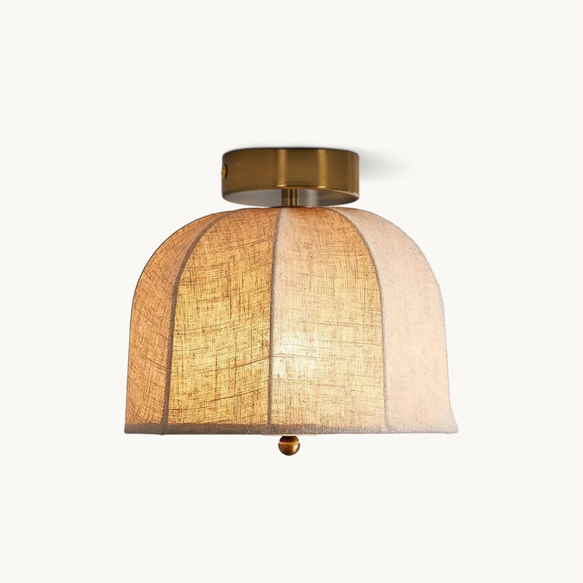 Sienna Linen Ceiling Lamp