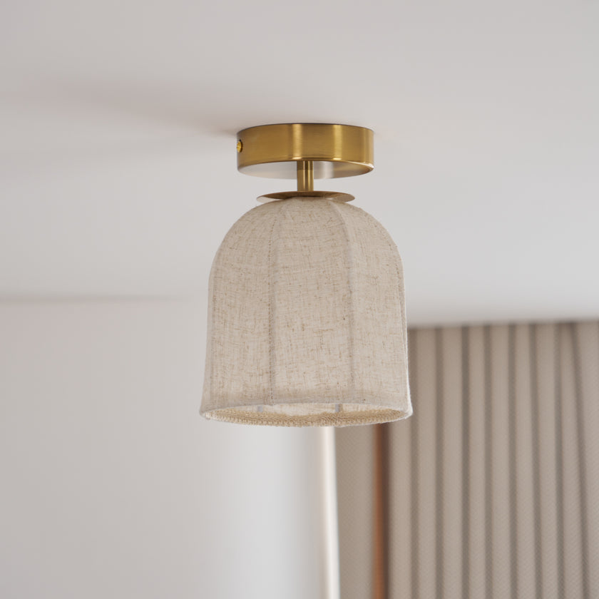 Sienna Linen Ceiling Lamp