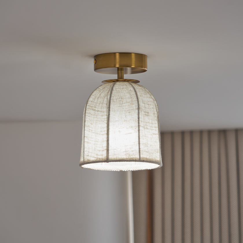 Sienna Linen Ceiling Lamp