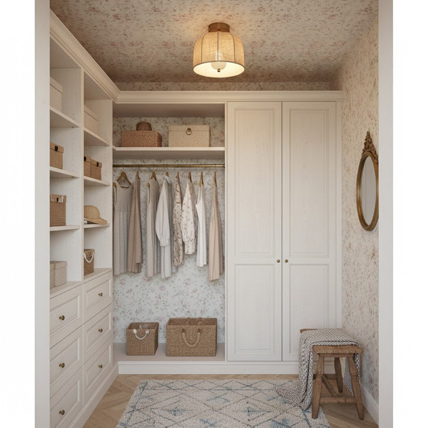 Sienna Linen Ceiling Lamp