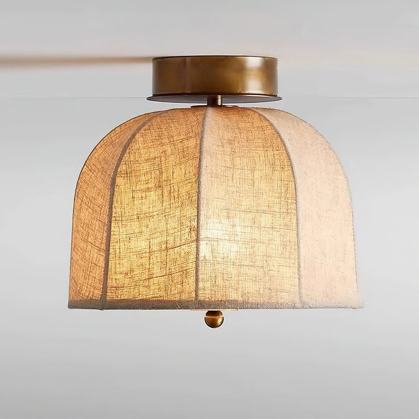 Sienna Linen Ceiling Lamp