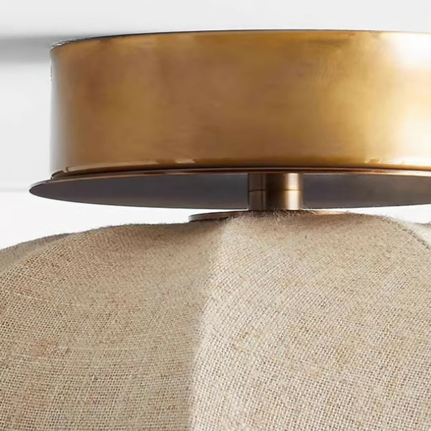 Sienna Linen Ceiling Lamp