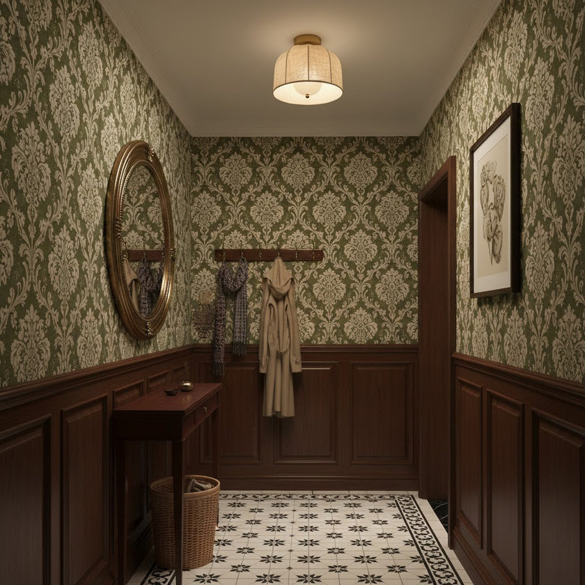 Sienna Linen Ceiling Lamp