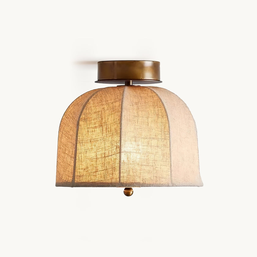 Sienna Linen Ceiling Lamp