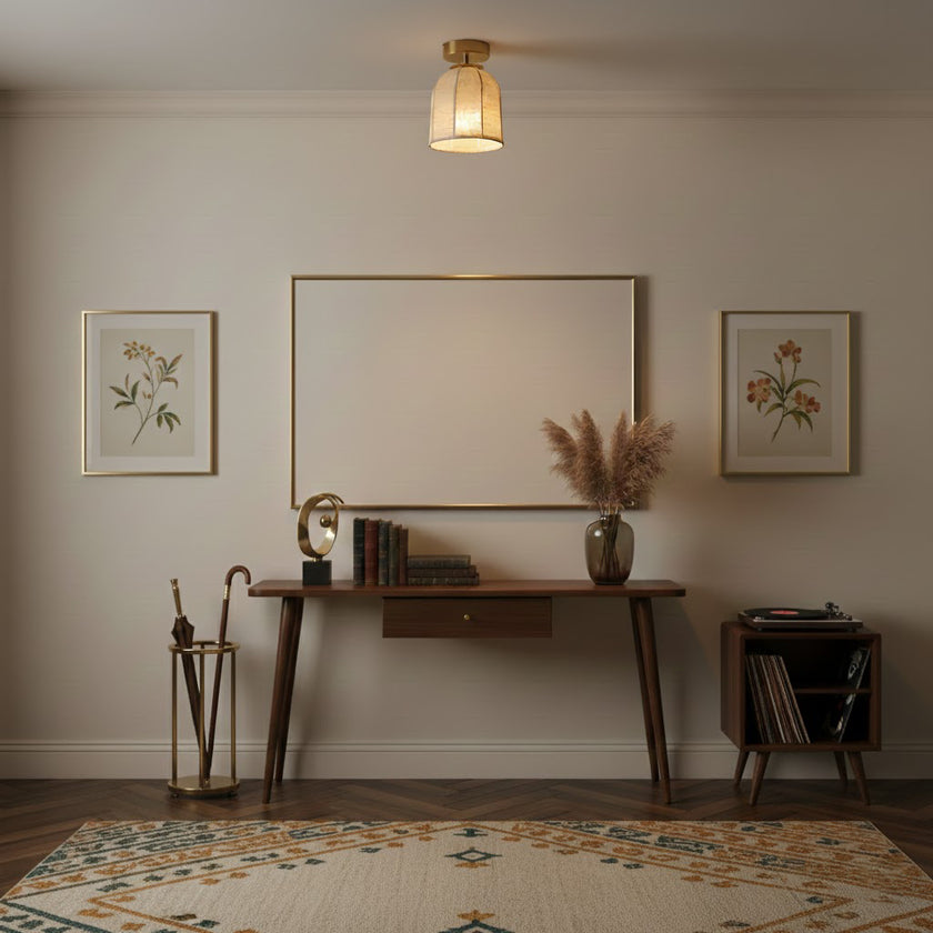 Sienna Linen Ceiling Lamp