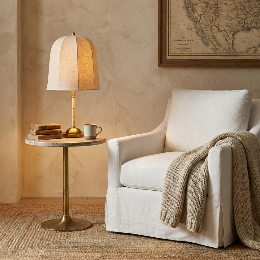 Sienna Linen Table Lamp