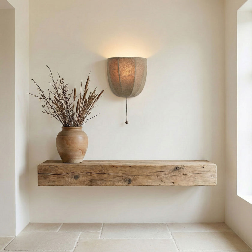 Sienna Linen Wall Sconce