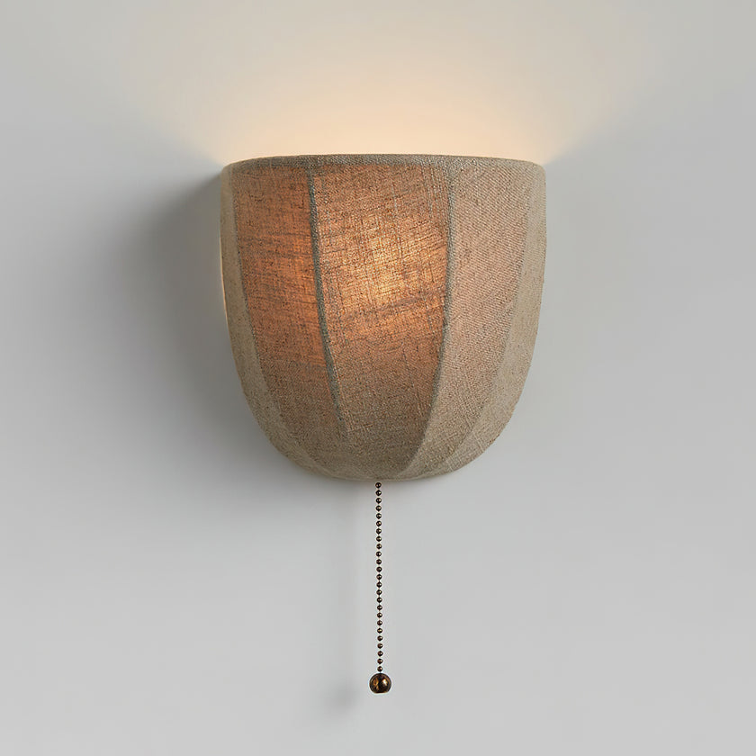 Sienna Linen Wall Sconce